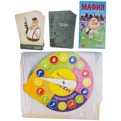 Купить РыжКот Набор игр "Супер-твистер+ мафия" ИР-1145 в БУКВАЕШКА